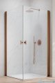 Radaway Nes Kdd I Brushed Copper kabina 80x100cm szczotkowana miedź 10021080-93-01L/10021100-93-01R