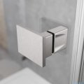 Radaway Essenza Pro Brushed Nickel  Kdj kabina 90x100cm prawa szczotkowany nikiel 10097090-91-01R/10098100-01-01