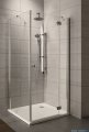 Radaway Torrenta Kdj kabina kwadratowa 80x80 prawa szkło grafitowe + Brodzik Delos C + syfon