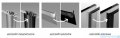 Radaway Essenza 8 Black Dwj drzwi wnękowe 90cm lewe czarny mat/szkło przejrzyste 10480612-01-01L/10460237-54-01L