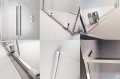Radaway Furo SL PND II parawan nawannowy 100cm prawy chrom połysk/przejrzyste 10309538-01-01R/10112494-01-01