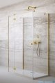 Radaway Essenza Gold Kdj+S kabina 90x100x90cm lewa złoty połysk szkło przejrzyste 1384050-01-01/1385022-09-01L/1384050-01-01