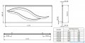 Roca Linea obudowa czołowa do wanny 180cm A25T021000