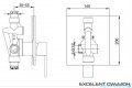 Kohlman Excelent podtynkowa bateria prysznicowa QW220H