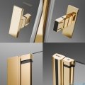 Radaway Nes Kdd II Gold kabina 90x80cm złoty połysk 10031090-09-01L/10031080-09-01R