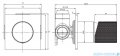 Omnires Contour bateria prysznicowa podtynkowa miedź szczotkowana CT8045CPB