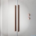 Radaway Furo Brushed Copper PND II parawan nawannowy 120cm prawy szczotkowana miedź 10109638-93-01R/10112594-01-01