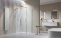 Radaway Idea Kdj Brushed Gold kabina 120x80cm lewa szczotkowane złoto 387042-99-01L/387051-99-01R
