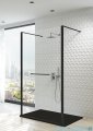 Sanplast Altus PII/ALTIIa kabina walk-in 140x212 cm czarny matowy 600-121-2781-59-401