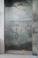 Radaway Essenza Brushed Copper Dwj drzwi wnękowe 100cm prawe szczotkowana miedź/szkło przejrzyste 1385014-93-01R