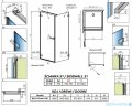 Radaway Arta Kdj I kabina 100x70cm lewa szkło przejrzyste 1386083-03-01L+386019-03-01