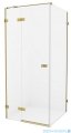 New Trendy Avexa Gold kabina kwadratowa 110x110x200 cm przejrzyste lewa EXK-1873