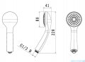 Vitalle STILLO Siena słuchawka chrom 3559800120