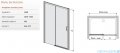 Sanplast Free Zone drzwi przesuwne D2L/FREEZONE 110x190 cm lewe przejrzyste 600-271-3130-38-401