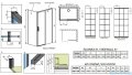 Radaway Idea Black Kdj Factory kabina prysznicowa 150x120 prawa czarny mat/szkło przejrzyste 387045-54-55R/387054-54-55L