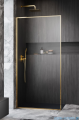 Radaway Modo F SL Gold II kabina Walk-in 55x201,6cm lewa złoty połysk szkło przejrzyste 10419055-09-01L
