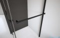 Radaway Idea Black Kdd Factory kabina prysznicowa 110x90cm czarny mat/szkło przejrzyste 387063-54-55L/387060-54-55R