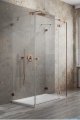 Radaway Essenza Pro Brushed Copper Kdj+S kabina 80x90x80cm prawa szczotkowana miedź 10097390-93-01R/10098080-01-01/10098080-01-01