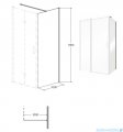 Besco Exo-CH ścianka boczna 90x190 przejrzyste PCH-90-190C