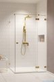 Radaway Essenza Pro Brushed Gold Kdj kabina 100x110cm prawa szczotkowane złoto 10097100-99-01R/10098110-01-01