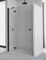 SanSwiss Annea Black Line drzwi prysznicowe lewe 80x200cm profile czarne AN13G08000607