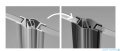 Radaway Furo Black Kdj kabina 160x100cm lewa szkło przejrzyste 10104822-54-01L/10110780-01-01/10113100-01-01