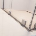 Radaway Furo Brushed Nickel kabina Walk-in 160x200cm prawa szczotkowany nikiel 10106838-91-01R/10110794-01-01