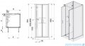 Sanplast Basic Complete KCDD/BASIC-SHP+Bza kabina czterościenna kompletna 80x80x202 cm przejrzysta 602-460-0420-01-4H0