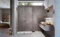 Radaway Furo Brushed Nickel kabina Walk-in 80x200cm lewa szczotkowany nikiel 10106438-91-01L/10110394-01-01