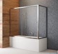 Radaway Vesta Dwj+s parawan nawannowy 160x75cm szkło przejrzyste