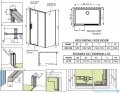 Radaway Idea Black Kds kabina prysznicowa 160x75 lewa czarny mat/szkło przejrzyste 10115160-54-01L/10117075-01-01