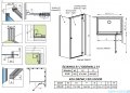Radaway Essenza 8 Black Kdj kabina 80x90cm prawa czarny mat/szkło przejrzyste 10480512-01-01R/10470237-54-01R/10113090-01-01
