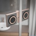 Radaway Essenza Pro Brushed Copper Kdj kabina 90x90cm lewa szczotkowana miedź 10097090-93-01L/10098090-01-01