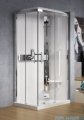 Novellini Glax 3 kabina prysznicowa standard 100x70 prawa srebrny GL3A107DM-1B