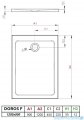 Radaway Doros F Stone brodzik 120x90 kaszmirowy SDRF1290-01-84S