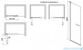 Sanplast Exa Line PR1/EXA LINE Kabina walk-in 90x200 czarny matowy 600-540-1630-59-401