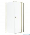 Radaway Nes Kdj II Gold kabina 110x70cm prawa złoty połysk 10032110-09-01R/10039070-01-01
