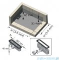 Riho Isola brodzik posadzkowy 100x90 antracyt D007013080