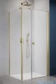 Radaway Nes Kds I Brushed Gold kabina 120x80cm prawa szczotkowane złoto 10023120-99-01R/10043080-99-01