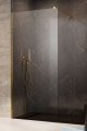 Radaway Modo New Gold II kabina Walk-in 140x200 złoty połysk/szkło przejrzyste 389144-09-01