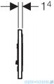 Geberit Sigma10 przycisk spłukujący stal nierdzewna/stal nierdzewna/stal nierdzewna 115.758.SN.5