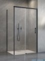 Radaway Idea Black Kds kabina prysznicowa 140x70 prawa czarny mat/szkło przejrzyste 10115140-54-01R/10117070-01-01