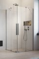 Radaway Furo Brushed Nickel  KDD kabina 110x90cm szczotkowany nikiel 10105110-91-01L/10105090-91-01R 