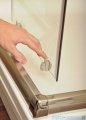 Ravak Blix BLDP4 drzwi prysznicowe 150cm aluminium transparent Anticalc 0YVP0C00Z1