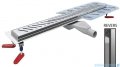 Wiper New Premium Revers Odpływ liniowy z kołnierzem 50 cm mat syfon snake 500.0251.03.050