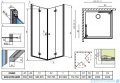 Radaway Essenza New Kdd-B kabina 90x80cm przejrzyste bez listwy progowej 385071-01-01LB/385070-01-01RB