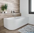 Riho Desire Corner LED wanna asymetryczna z oświetleniem lewa z hydromasażem Sparkle Mood Riho  Riho Fall napełnianie przez przelew 170x77cm B157010005