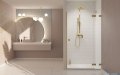 Radaway Essenza Pro Brushed Gold Dwj drzwi wnękowe 120cm prawe szczotkowane złoto 10099120-99-01R 