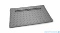 Radaway brodzik podpłytkowy z odpływem liniowym Steel na dłuższym boku 89x79cm 5DLA0908A,5R065S,5SL1