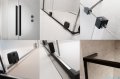 Radaway Furo SL Black KDD kabina 110x120cm czarny mat/szkło przejrzyste 10305110-54-01L/10305120-54-01R